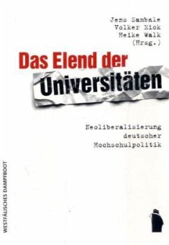 Cover Das Elend der Universitäten