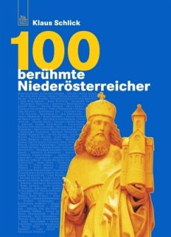 Cover 100 berühmte Niederösterreicher