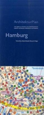 ArchitekturPlan Hamburg, Stadtplan und Führer - Schaefer, Marnie;Stern, Torsten;Krüger, Thomas M.