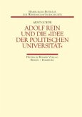 Adolf Rein und die »Idee der politischen Universität«