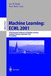 Machine Learning: ECML 2001 - Bild 1