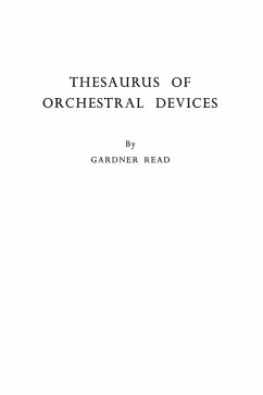 Thesaurus of Orchestral Devices - Read, Gardner