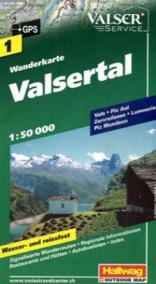 Cover Hallwag Outdoor Map Valsertal