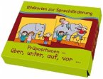 Präpositionen: über, unter, auf, vor ... (Bildkarten)