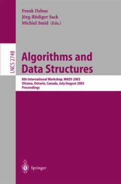 Algorithms and Data Structures - Dehne, Frank / Sack, Jörg Rüdiger / Smid, Michiel (eds.)