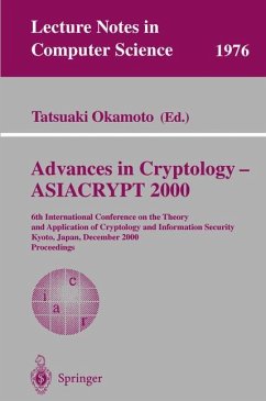 Advances in Cryptology - ASIACRYPT 2000 - Okamoto, Tatsuaki (ed.)