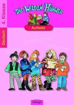 Cover Die Wilden Hühner, Aufsatz 4.Klasse