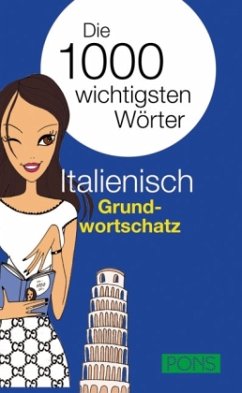 Cover PONS Die 1000 wichtigsten Wörter Italienisch: Grundwortschatz