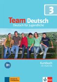 Kursbuch, m. 3 Audio-CDs / Team Deutsch 3