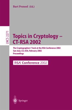 Topics in Cryptology - CT-RSA 2002 - Preneel, Bart (ed.)
