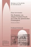 Die Kantaten von Johann Friedrich Fasch im Licht der pietistischen Frömmigkeit