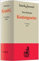 Kostengesetze: KostG - Hartmann, Peter