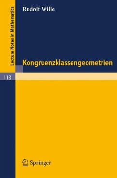 Kongruenzklassengeometrien - Wille, Rudolf