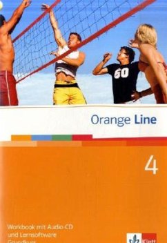 Orange Line 4. Grundkurs Klasse 8. Workbook mit Audio-CD und Lernsoftware