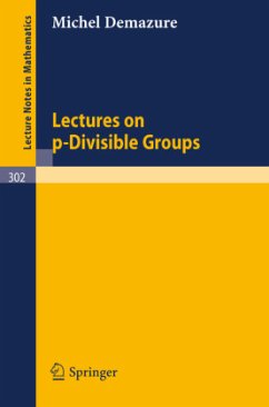 Lectures on p-Divisible Groups - Demazure, M.