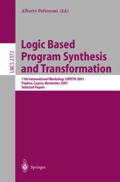 Logic Based Program Synthesis and Transformation - Pettorossi, Alberto (ed.)