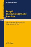 Analytic and Plurisubharmonic Functions