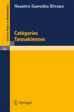 Categories Tannakiennes - Saavedra Rivano, N.
