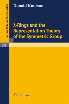 Lambda-Rings and the Representation Theory of the Symmetric Group - Knutson, Donald