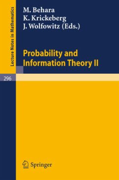 Probability and Information Theory II