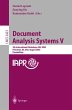 Document Analysis Systems V - Bild 1