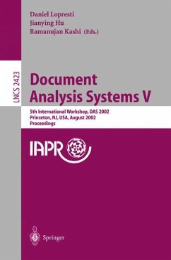 Document Analysis Systems V - Lopresti, Daniel / Hu, Jianying / Kashi, Ramanusan (eds.)