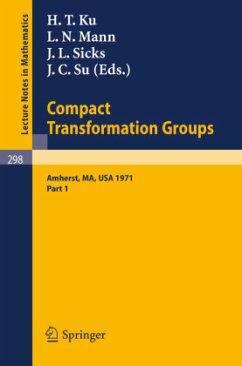 Proceedings of the Second Conference on Compact Transformation Groups. University of Massachusetts, Amherst, 1971