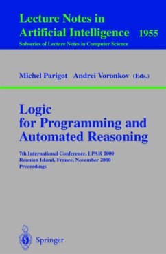 Logic for Programming and Automated Reasoning - Parigot, Michel / Voronkov, Andrei (eds.)