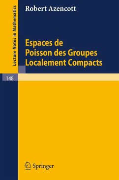 Espaces de Poisson des Groupes Localement Compacts - Azencott, Robert