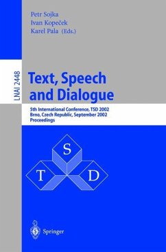 Text, Speech and Dialogue - Sojka, Petr / Kopecek, Ivan / Pala, Karel (eds.)