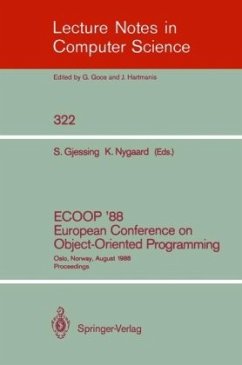 ECOOP '88 European Conference on Object-Oriented Programming