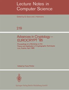 Advances in Cryptology ¿ EUROCRYPT '85