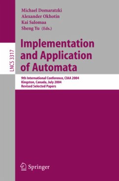 Implementation and Application of Automata - Domaratzki, Michael / Okhotin, Alexander / Salomaa, Kai / Yu, Sheng (eds.)