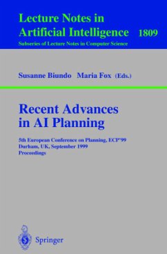 Recent Advances in AI Planning - Biundo, Susanne / Fox, Maria (eds.)