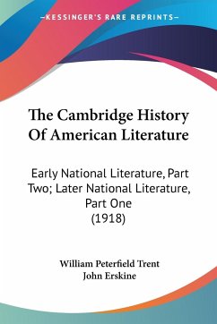 The Cambridge History Of American Literature