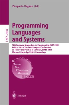 Programming Languages and Systems - Degano, Pierpaolo (ed.)