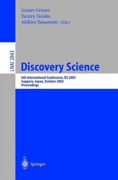 Discovery Science - Grieser, Gunter / Tanaka, Yuzuru / Yamamoto, Akihiro (eds.)