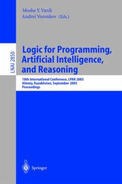 Logic for Programming, Artificial Intelligence, and Reasoning - Vardi, Moshe / Voronkov, Andrei (eds.)