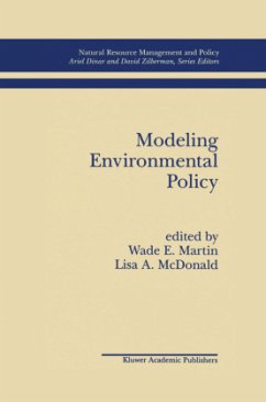 Modeling Environmental Policy - Martin, Wade E. (ed.) / McDonald, Lisa A.