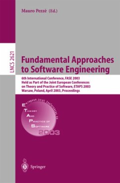 Fundamental Approaches to Software Engineering - Pezzè, Mauro (ed.)