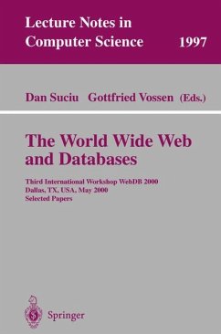 The World Wide Web and Databases - Suciu, Dan / Vossen, Gottfried (eds.)