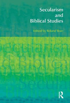 Secularism and Biblical Studies - Boer, Roland