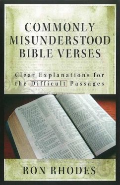 Commonly Misunderstood Bible Verses - Rhodes, Ron