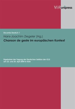 Cover Chanson de geste im europäischen Kontext