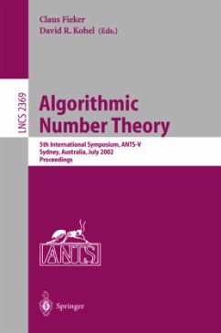 Algorithmic Number Theory - Fieker, Claus / Kohel, David R. (eds.)