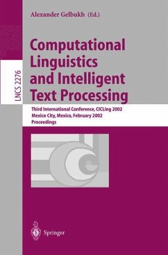 Computational Linguistics and Intelligent Text Processing - Gelbukh, Alexander (ed.)