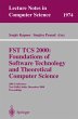 FST TCS 2000: Foundations of Software... - Bild 1