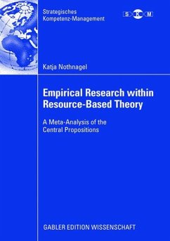 Empirical Research within Resource-Based Theory - Nothnagel, Katja