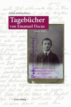 Cover Tagebücher von Emanuel Fiscus (1916-1921)
