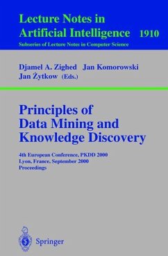 Principles of Data Mining and Knowledge Discovery - Zighed, Djamel A. / Komorowski, Jan / Zytkow, Jan (eds.)